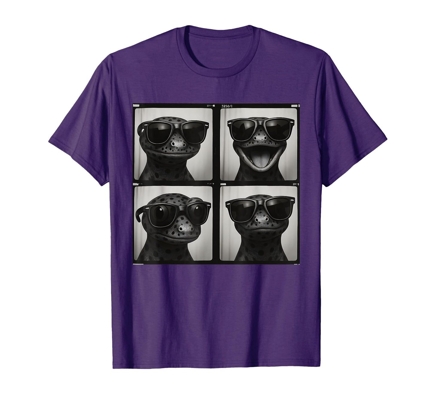 Newt Salamander Cool Sunglasses Portraits T-Shirt