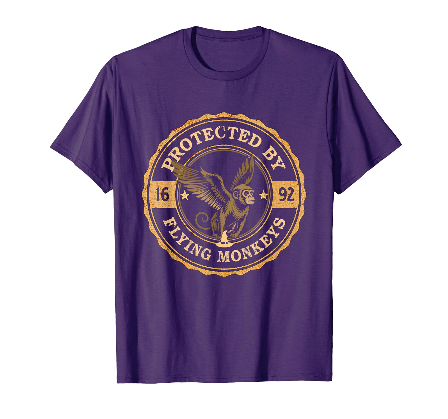 Cute Protected by Flying Monkeys Warlock Magical Witch T-Shirt