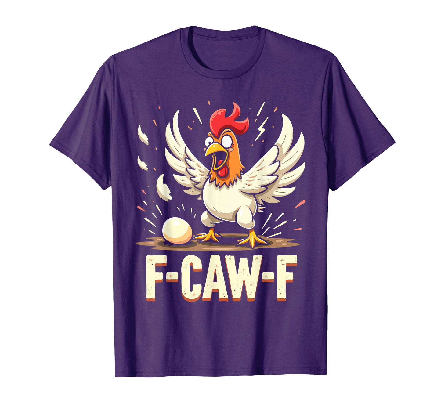 F-Caw-F Funny Chicken Raven Halloween Humor T-Shirt