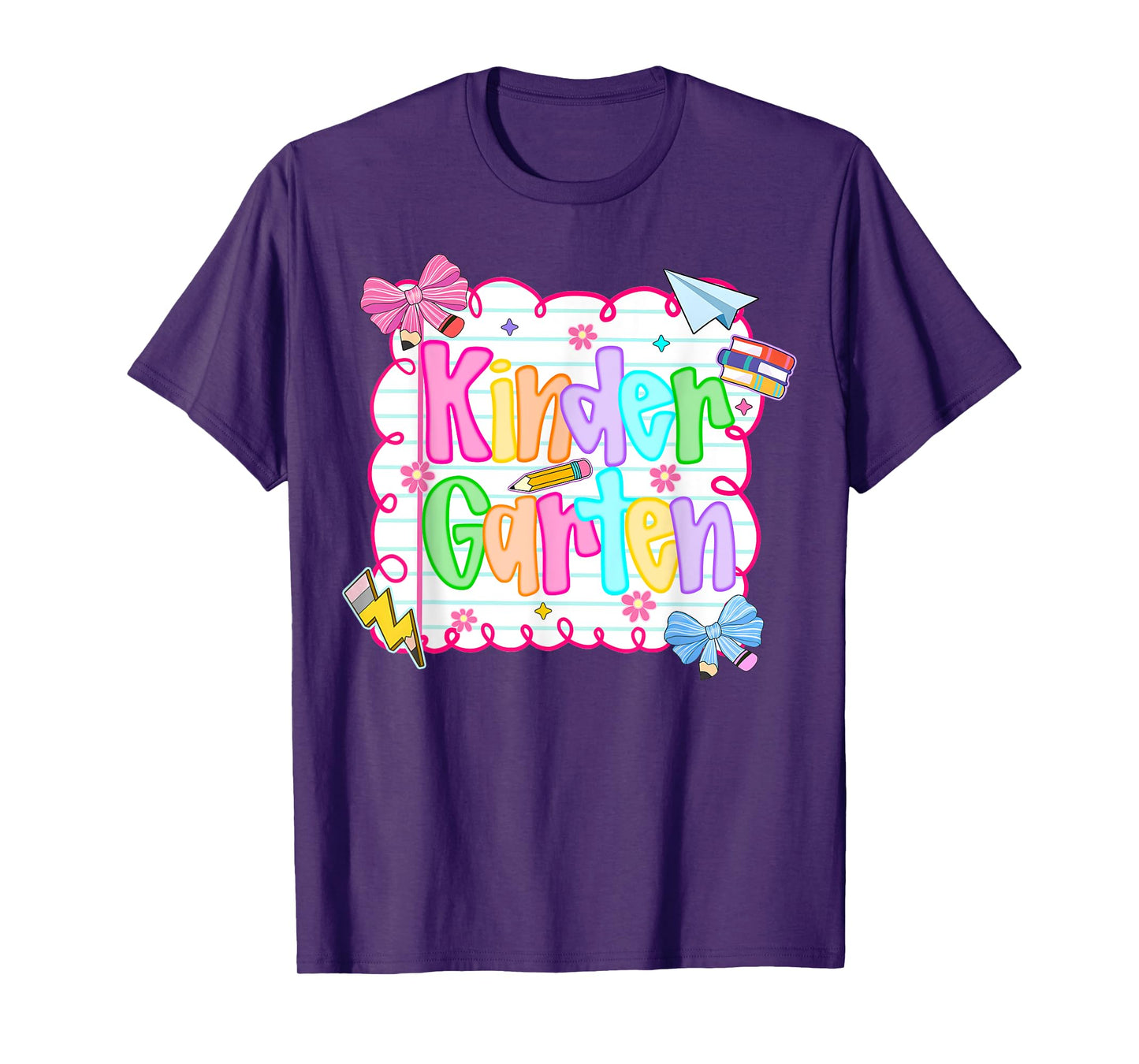 HUGvyn Back to School: Cute Kindergarten Preppy Teacher Girl T-Shirt