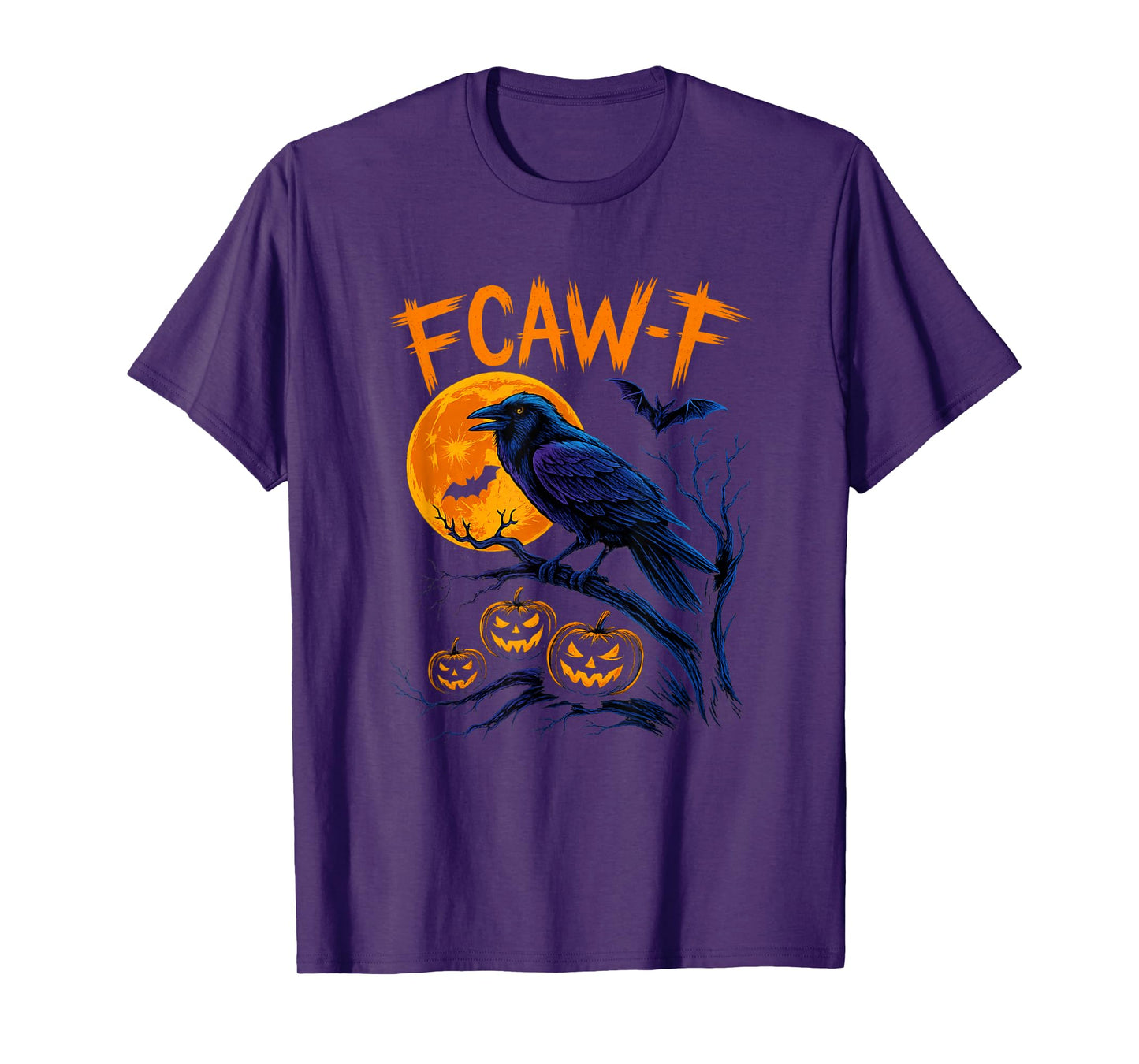 Black Crow, F-Caw-F Funny Black Bird Halloween T-Shirt