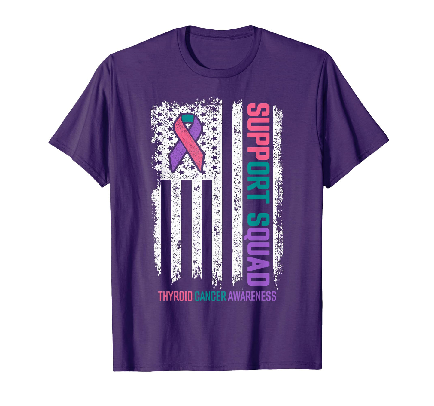 Thyroid Cancer Shirts Support Squad Thyroid Cancer Awareness T-Shirt