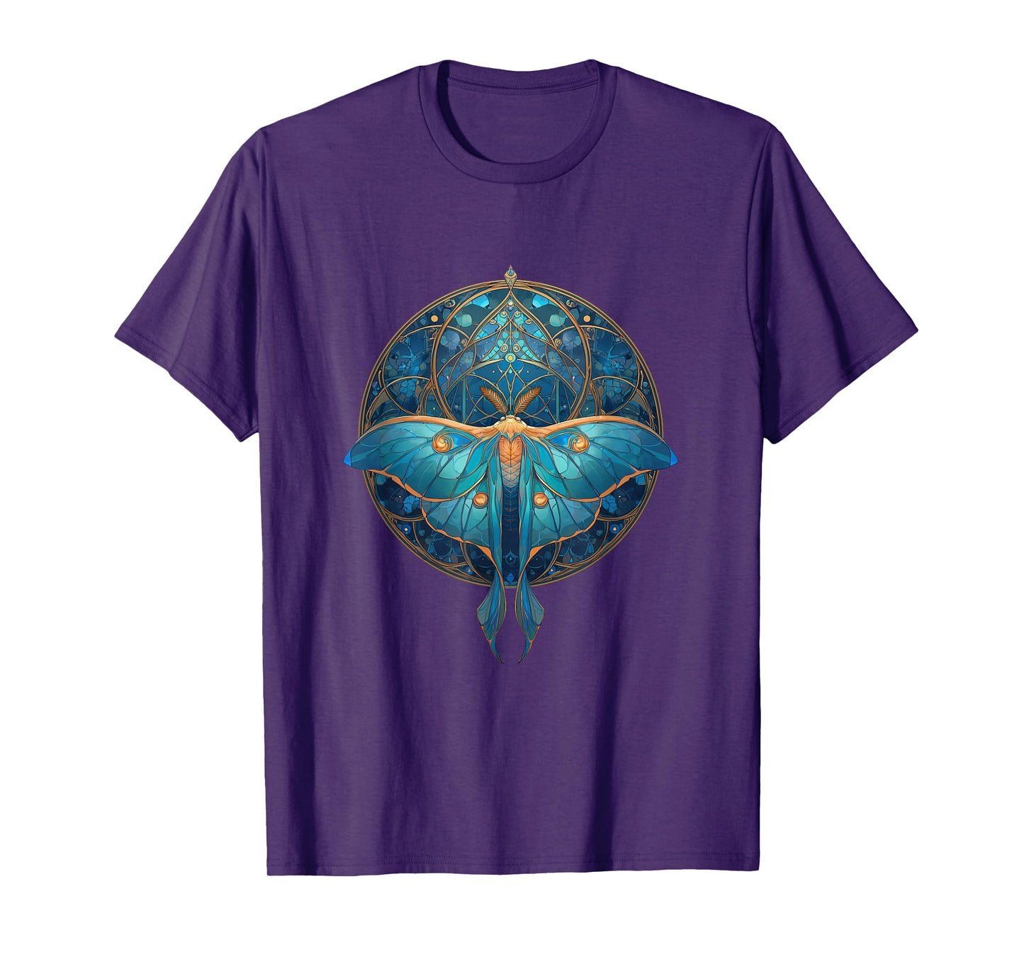 Spiritual Transformation Celestial Butterfly Manadala T-Shirt