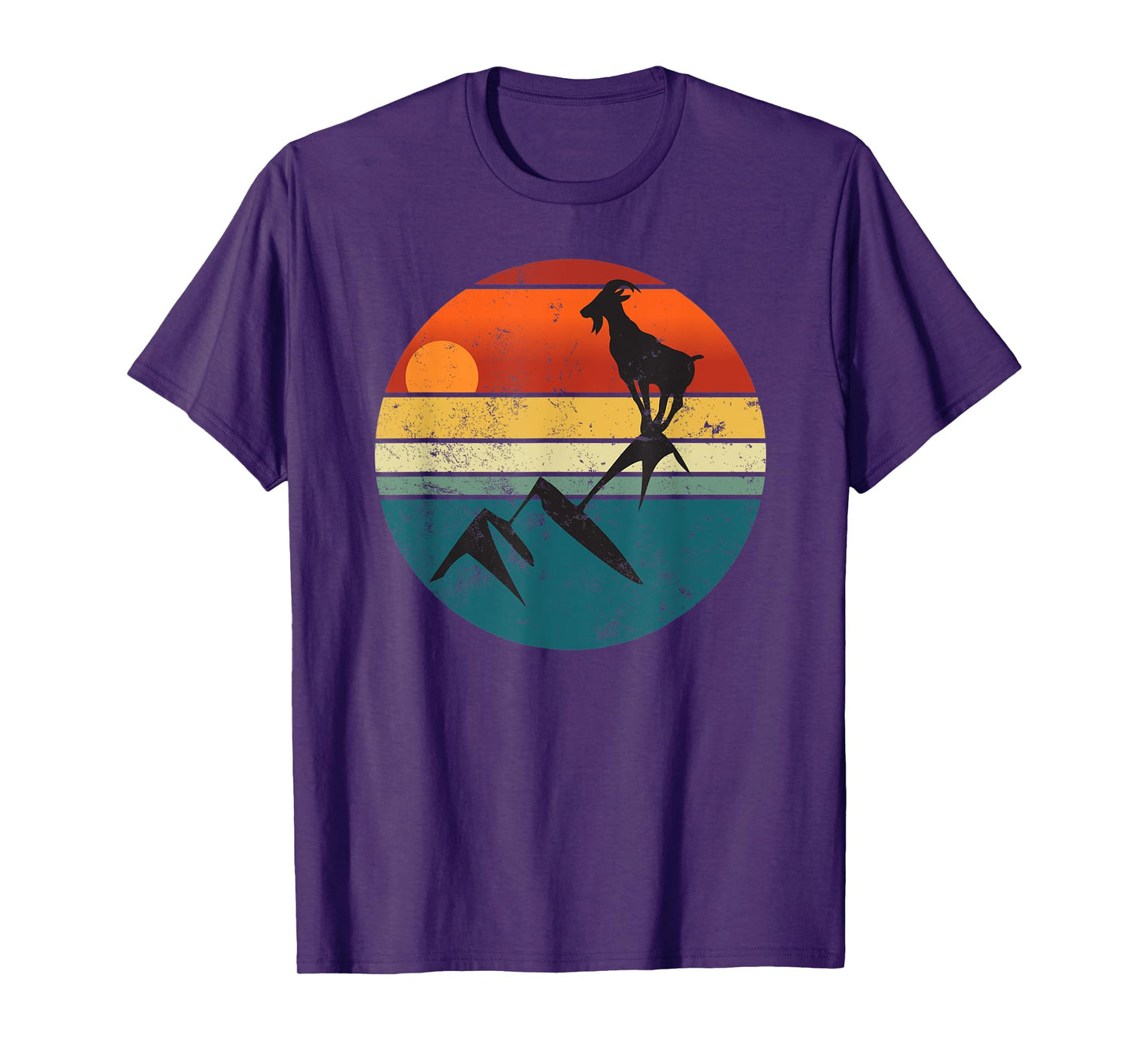 Funny Retro Vintage Goat Lovers Camp Lovers for Men Women T-Shirt