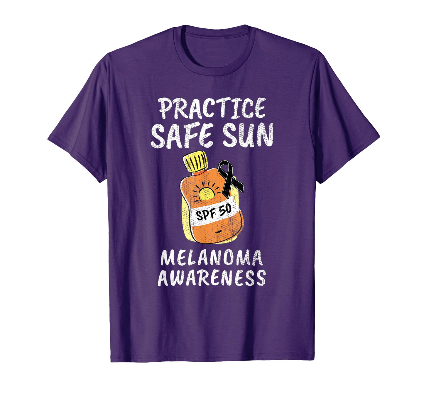 Practice Safe Sun Melanoma Cancer Awareness T-Shirt