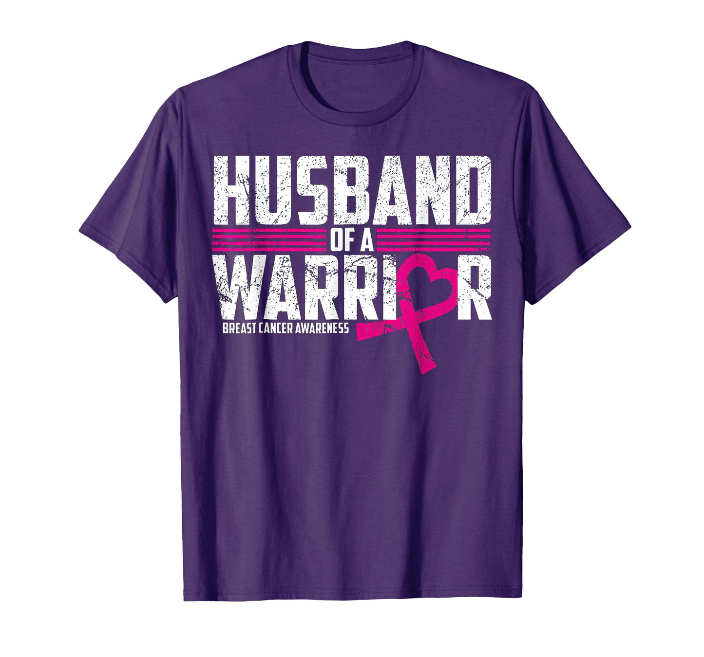 Breast Cancer Awareness Husband of Warrior Pink T-Shirt
