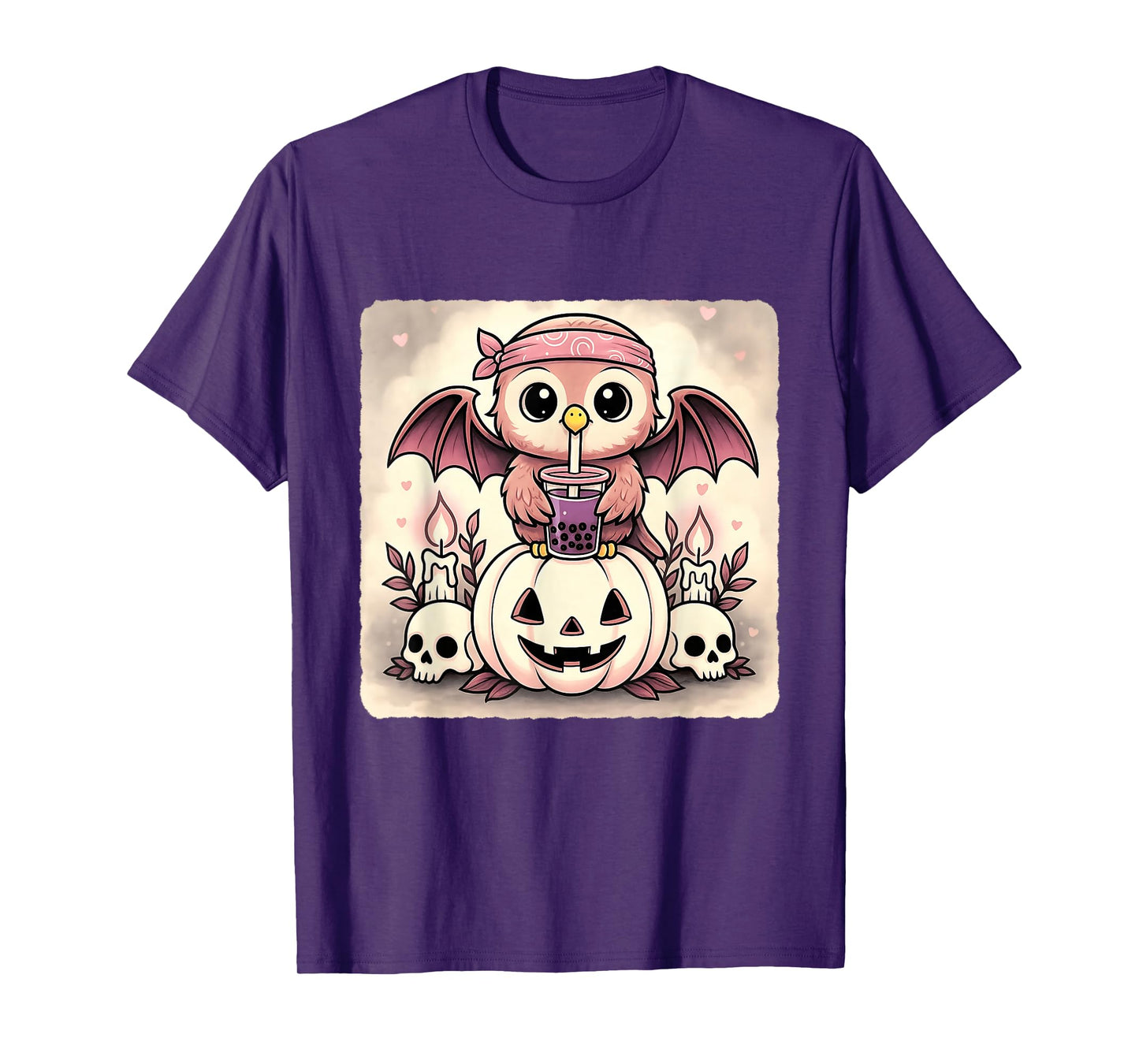 Eagle Bat Kawaii Pastel Goth Creepy Cute Skeleton T-Shirt
