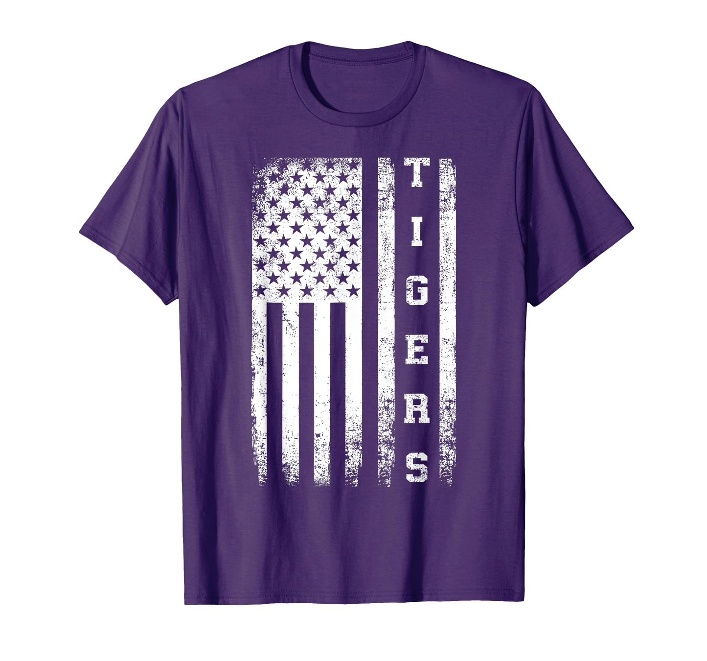 Tigers School Sports Fan Team Spirit Mascot Cute T-Shirt