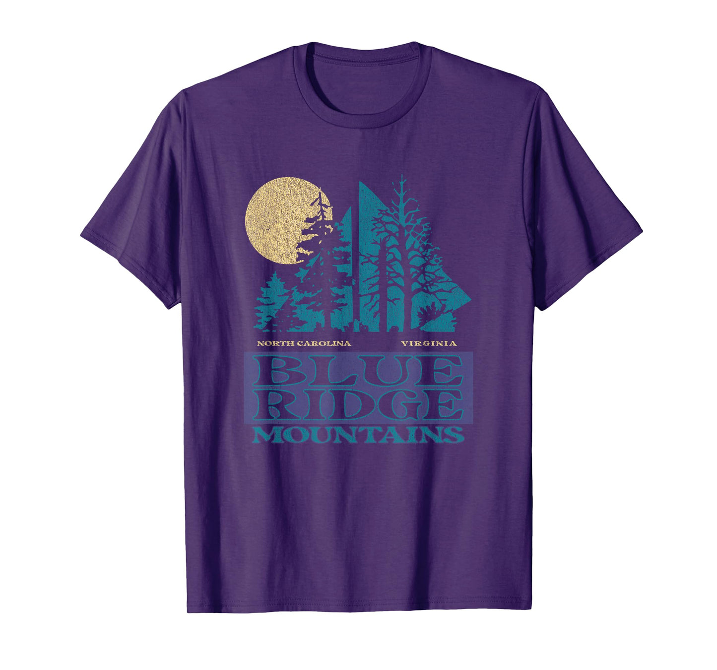 Blue Ridge Mountains National Park Vintage Scenic T-Shirt