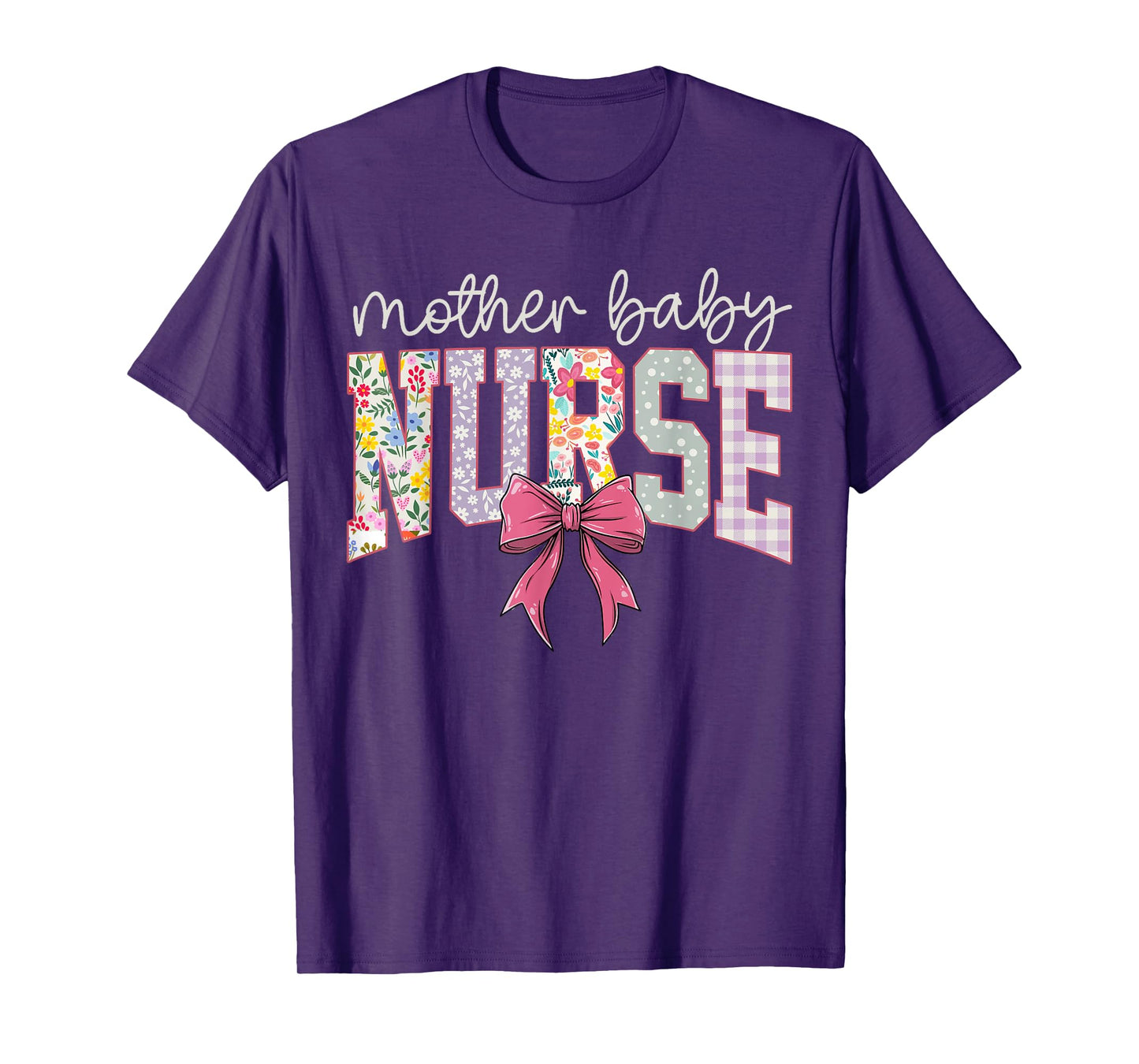 Nurse Coquette Bow Mother Baby Nurse for Mom Women T-Shirt
