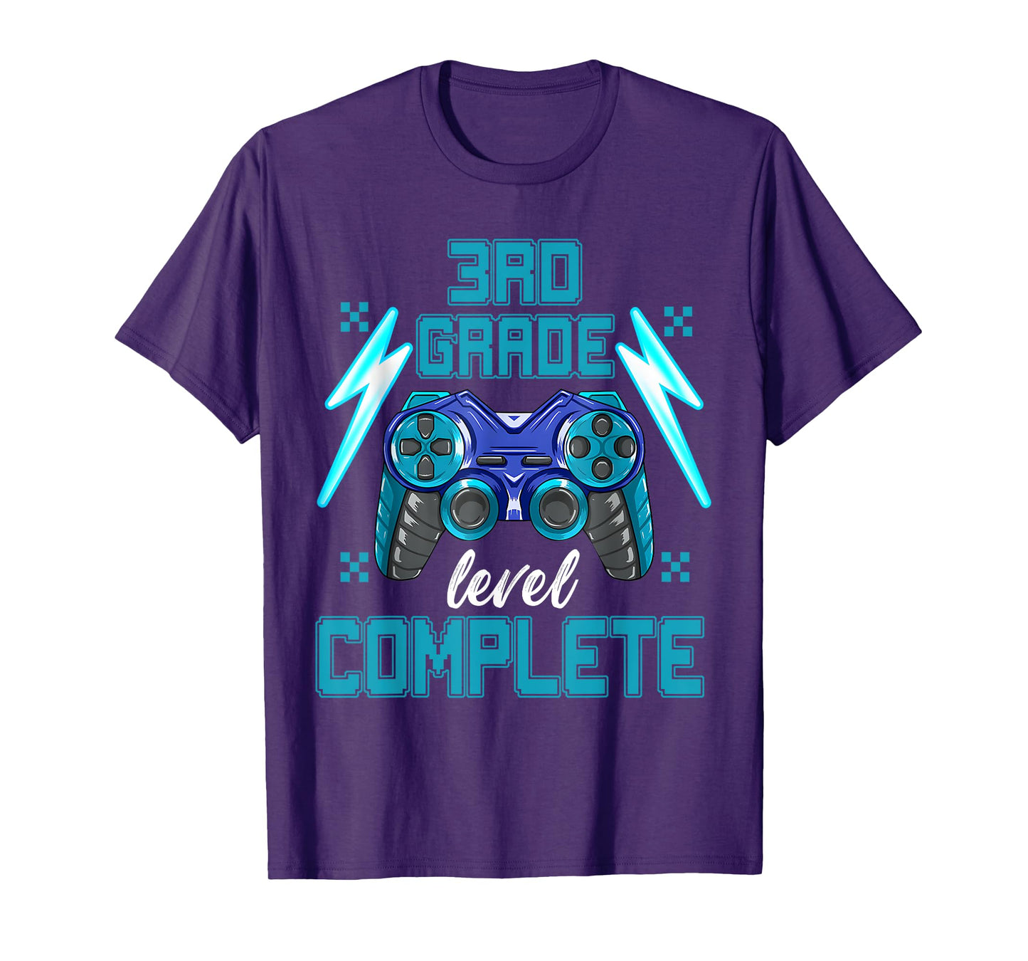 3rd Grade Level Complete Video Game Last Day Of School Boys T-Shirt