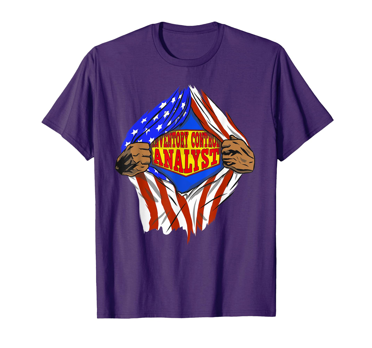 Funny Super Inventory Control Analyst Hero Job T-Shirt