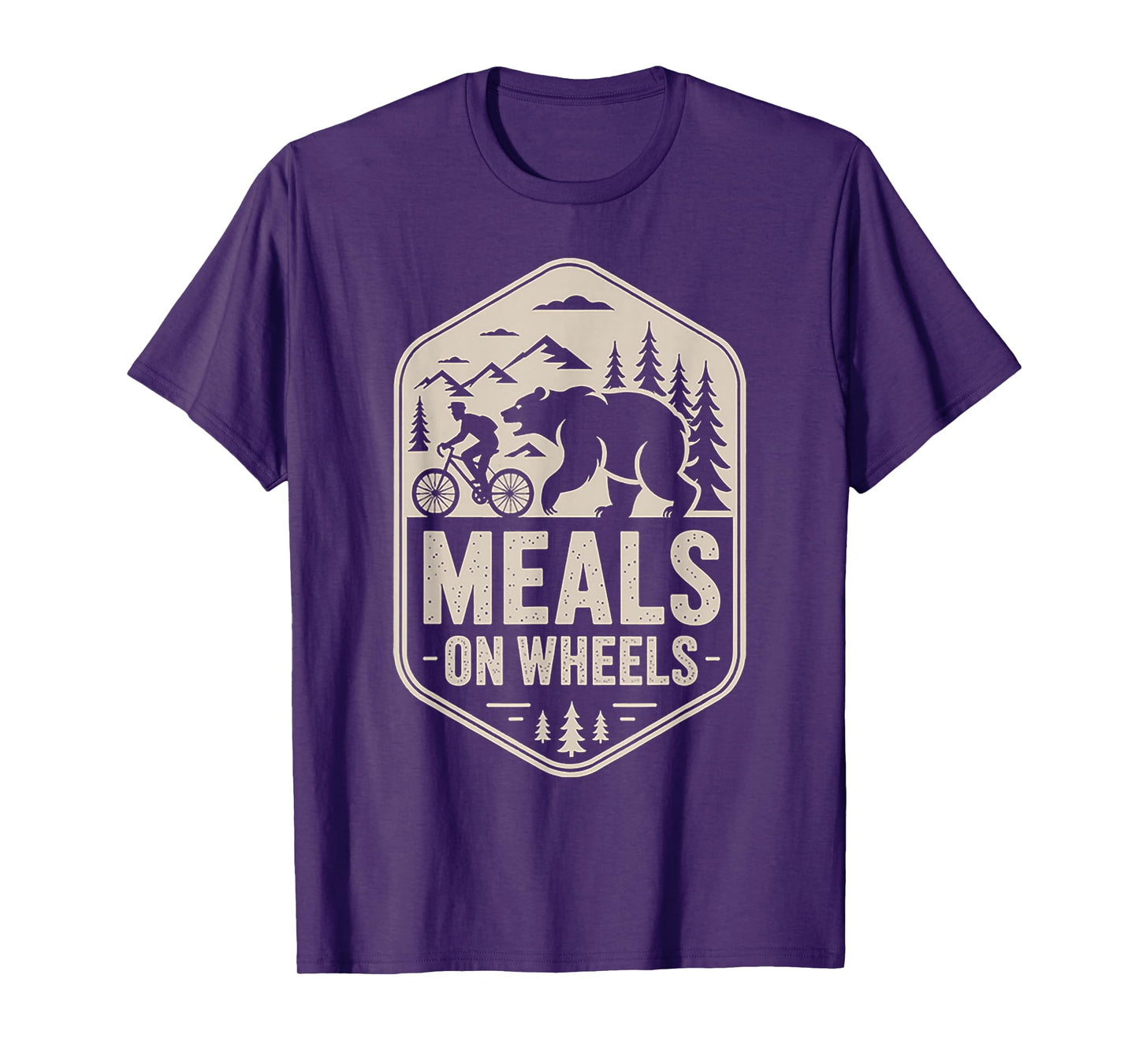 Meals On Wheels Funny Beer Biker T-Shirt