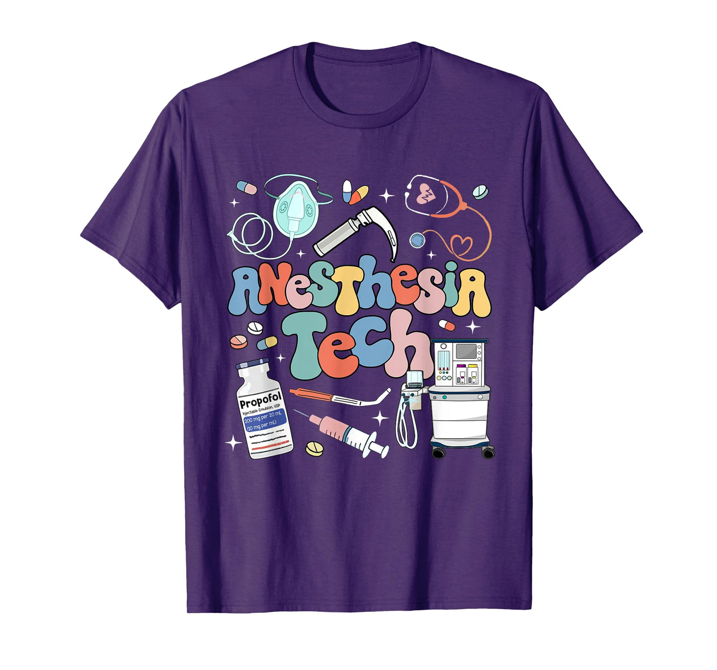 Anesthesiology Anesthesia Tech CRNA Operating Room Nurse T-Shirt