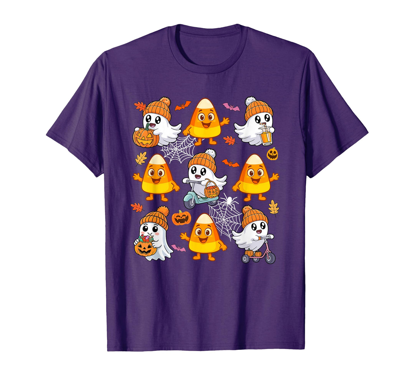 Halloween Activities Group Funny Boos Candy Corns Lover Kids T-Shirt