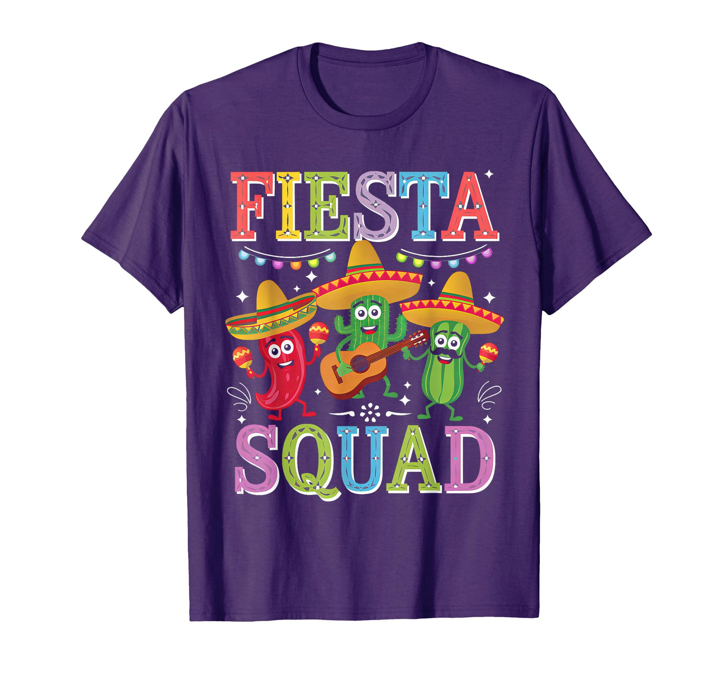 Fiesta Squad Cinco De Mayo Mexican Party For Men Women & Kid T-Shirt