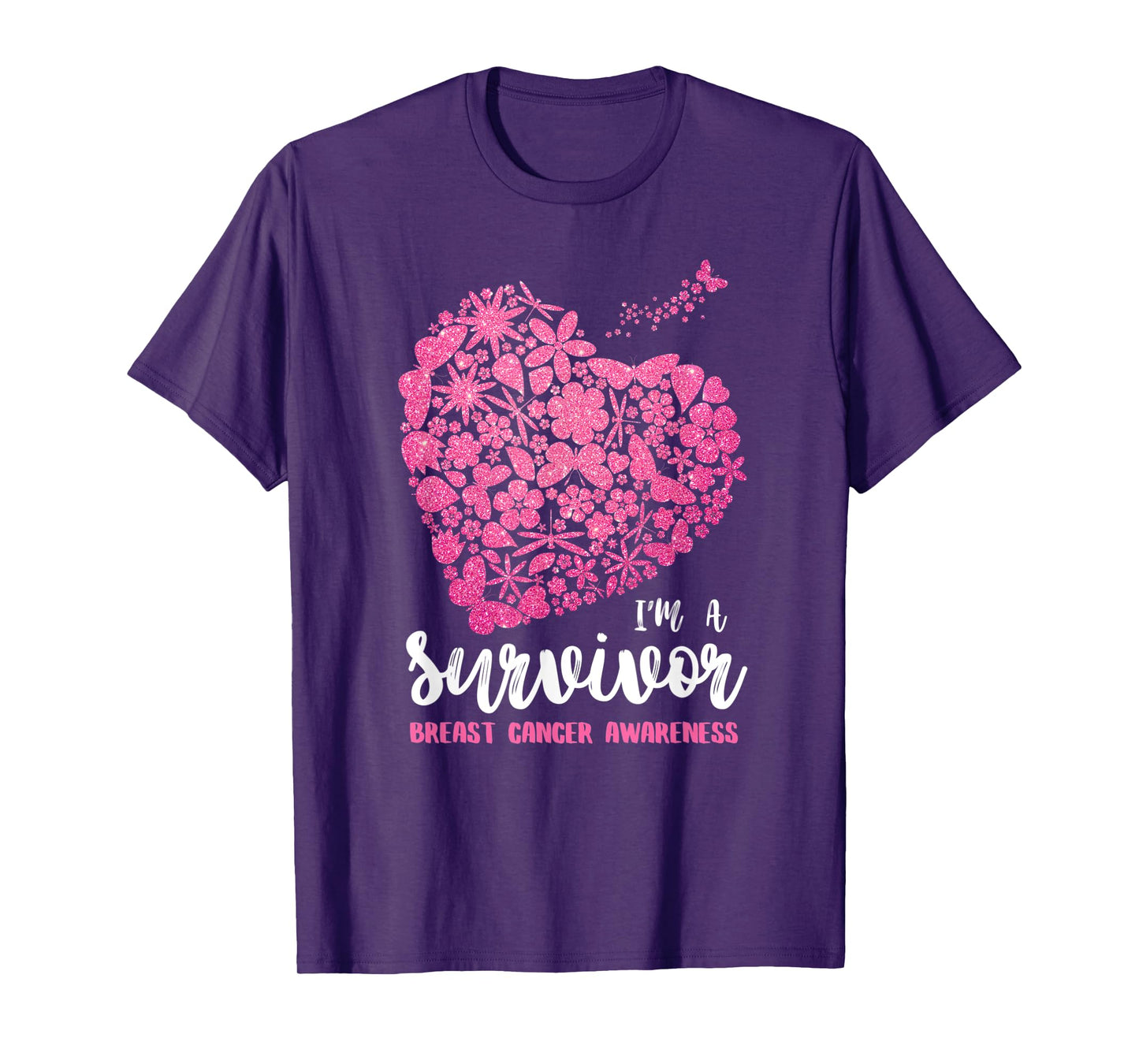 I'm a Survivor Breast Cancer Awareness Tee, Cancer Survivor T-Shirt