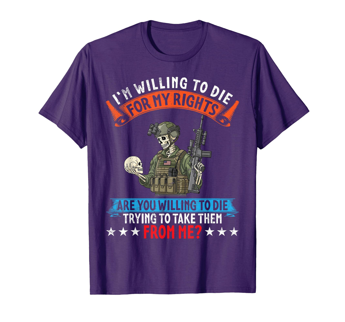I’m Willing to Fight for My Rights and My Freedom American T-Shirt