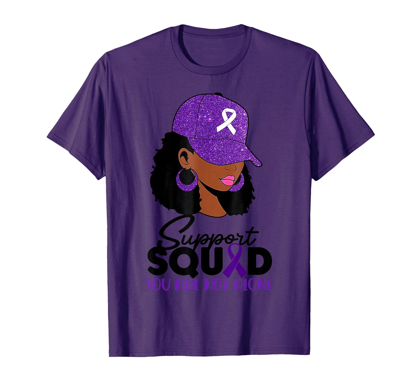 in October We Wear Purple Domestic Violence Awareness T-Shirt