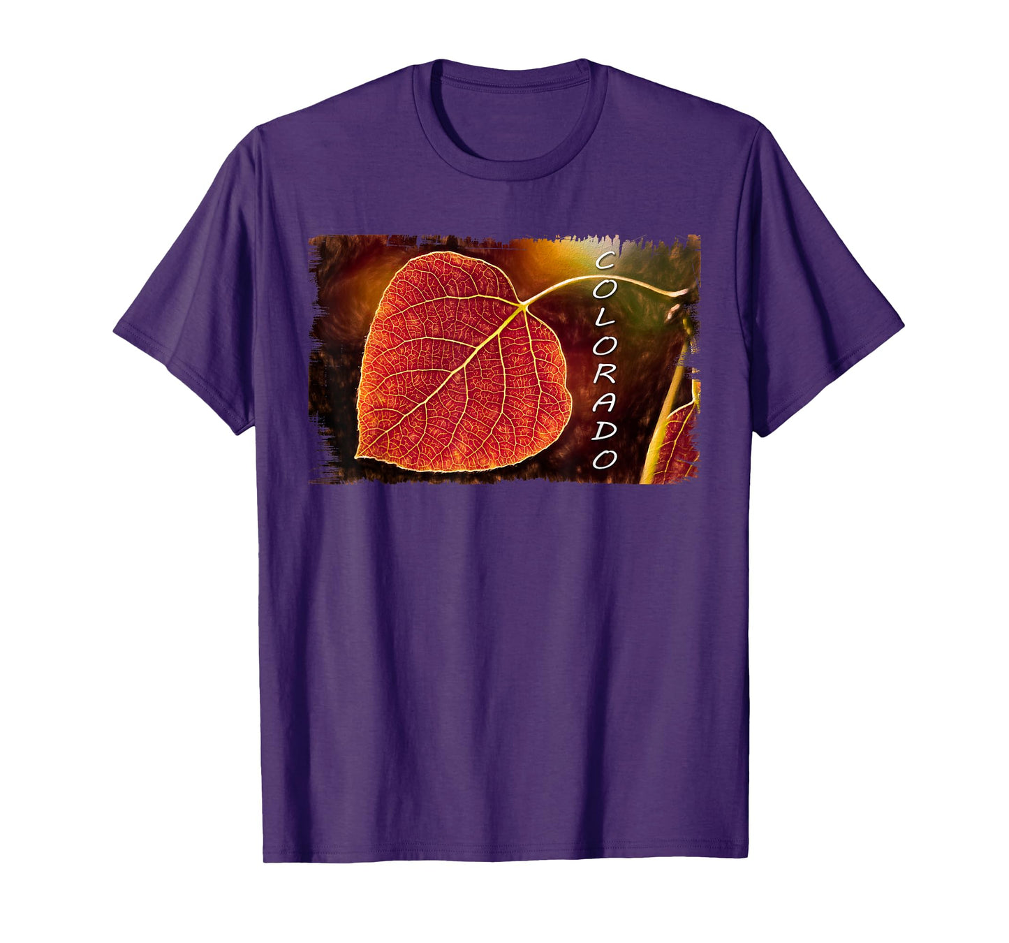 Colorado t shirt, Red Aspen Leaf T-shirt; Wild Country