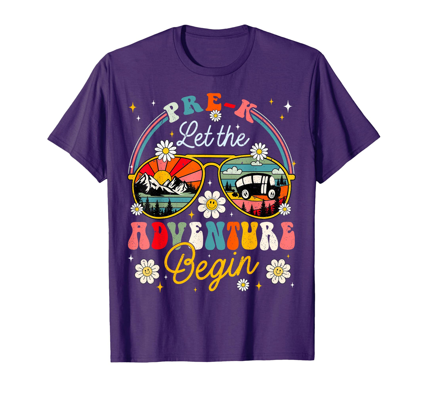 First Day Of Pre K Let The Adventure Begin Pre K Teacher T-Shirt for Men Women