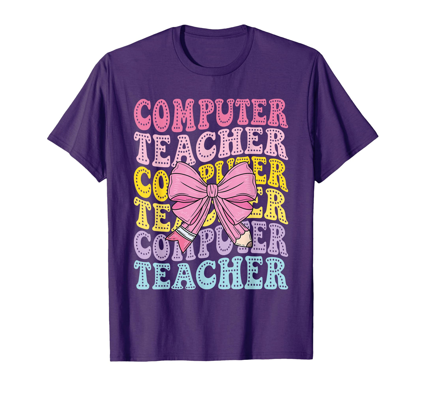 Computer Teacher Science IT Tech Technology Back To School T-Shirt