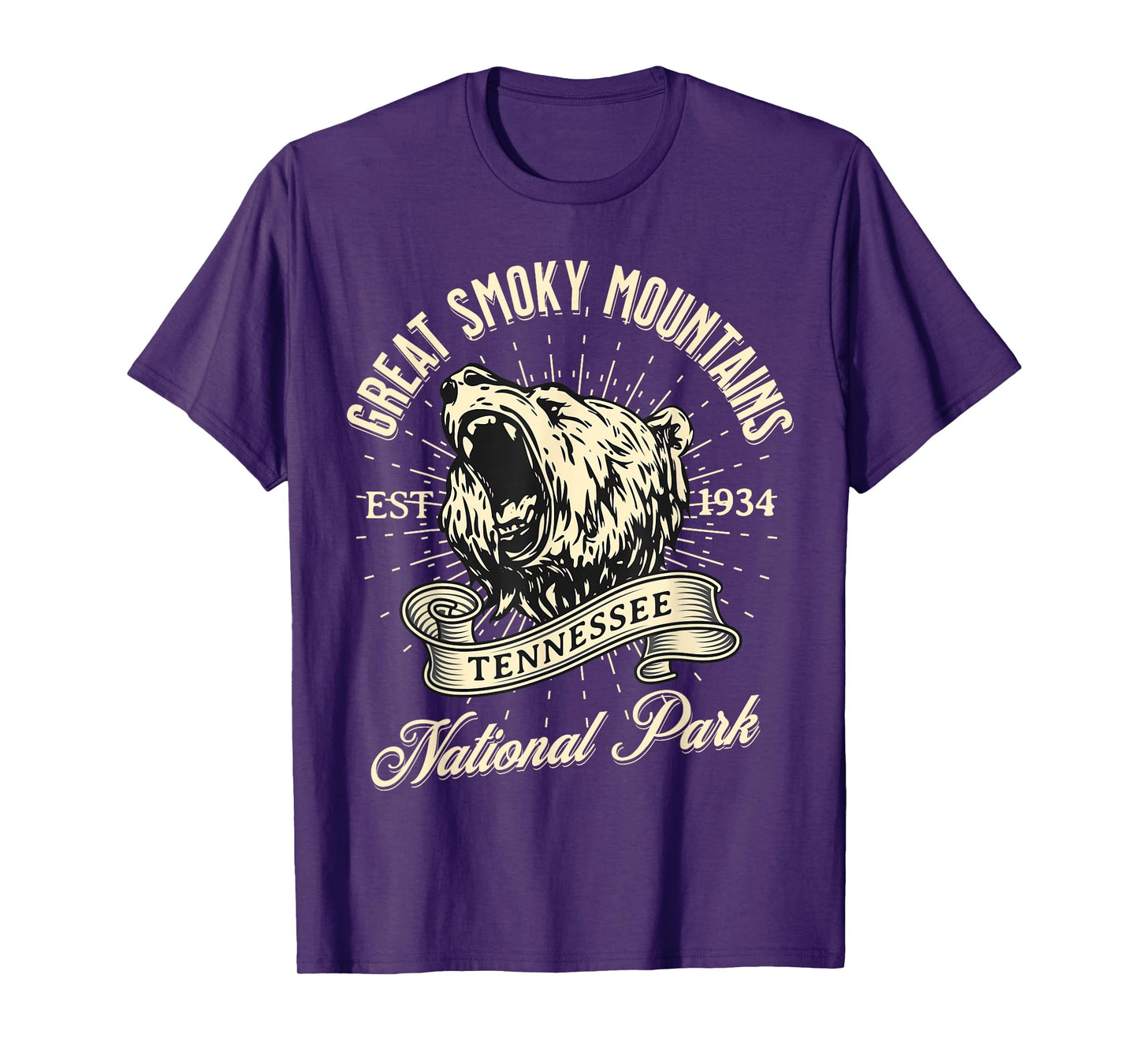 Great Smoky Mountains National Park Tennessee Bear Hike T-Shirt