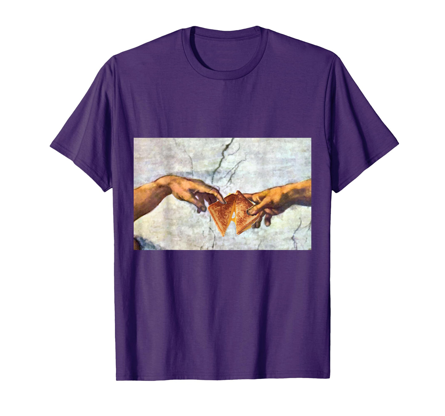 The creation of Adam grilled cheese T-Shirt