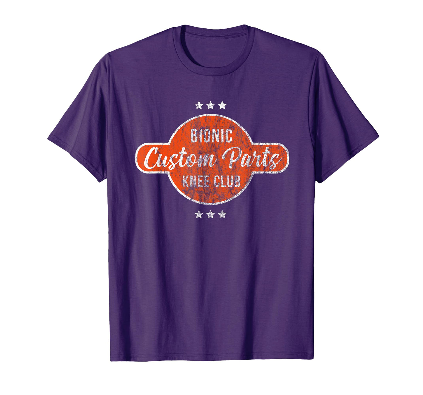 Bionic Knee Club Custom Parts Replacement Hospital Rehab T-Shirt