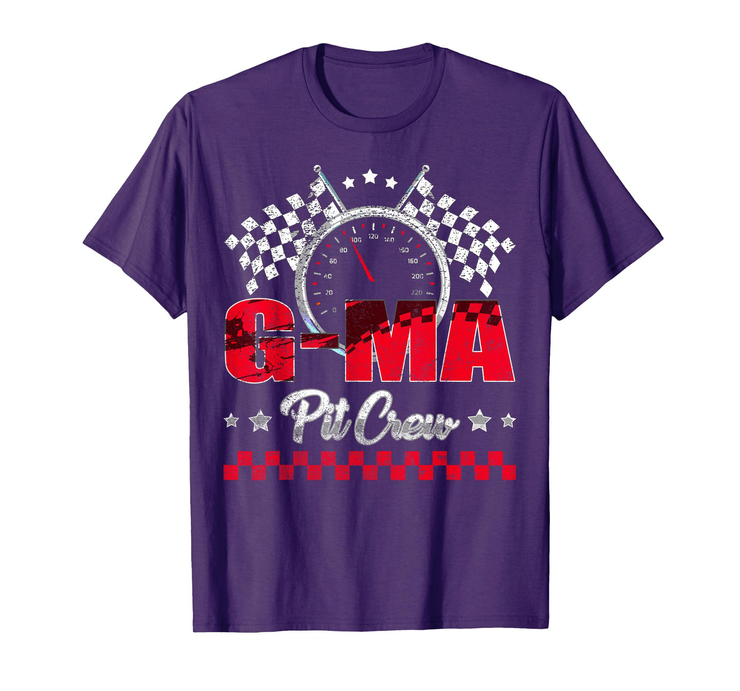 Race Car Birthday Party Racing Family G-Ma Pit Crew T-Shirt