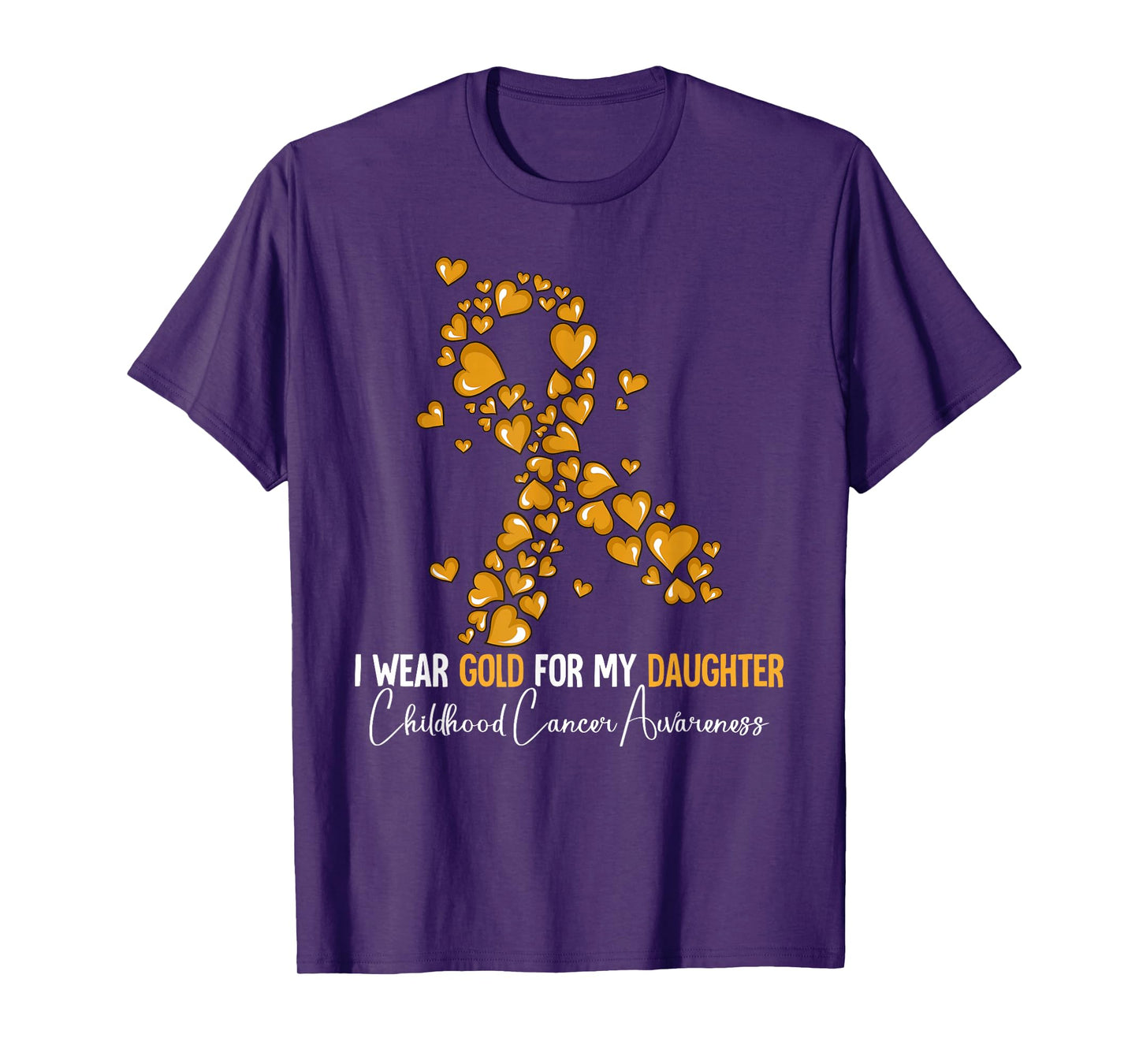 Daughter Childhood Cancer Awareness T-Shirt