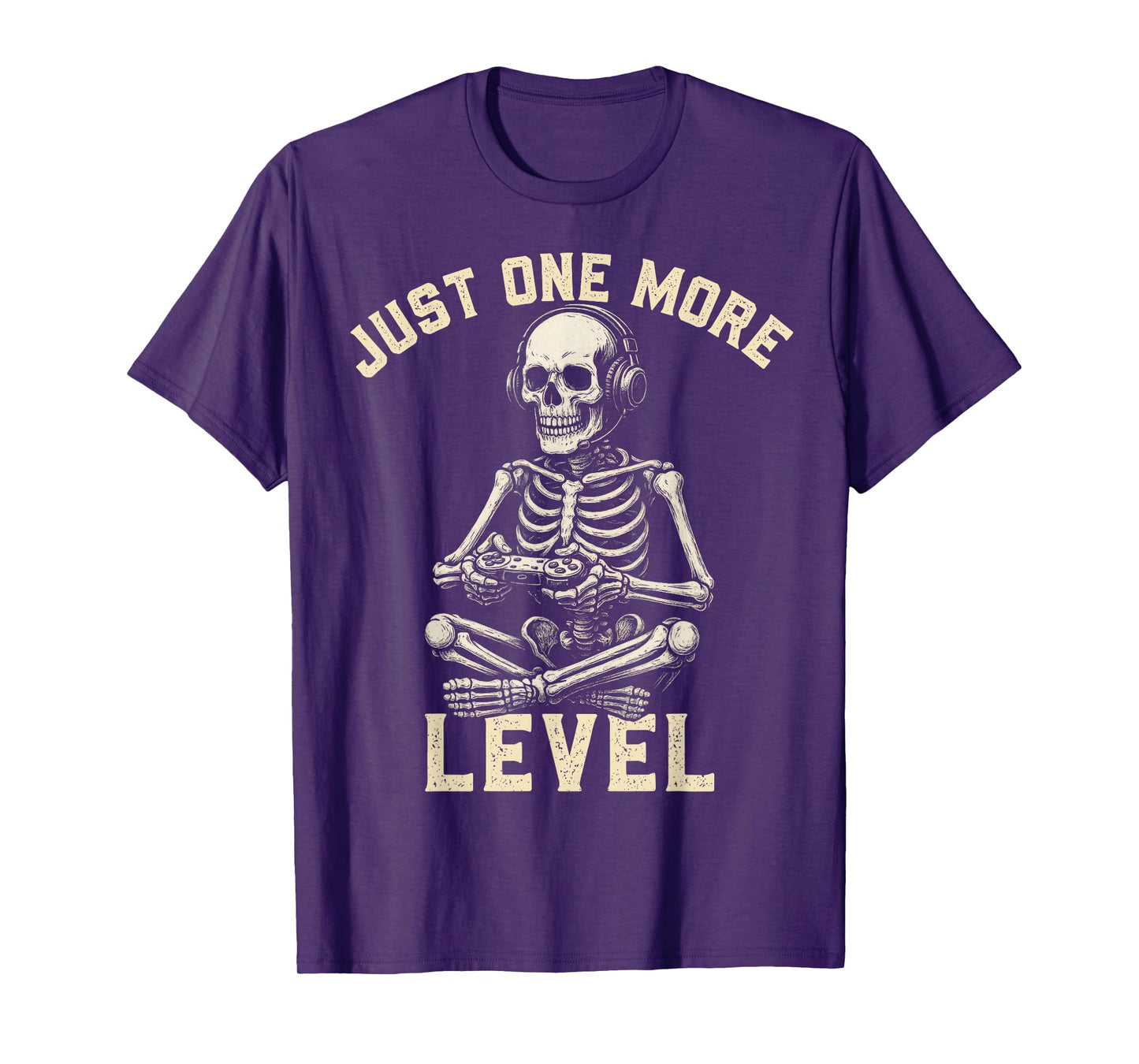 Funny Video Game Halloween Skeleton Gamer Tees Funny T-Shirt