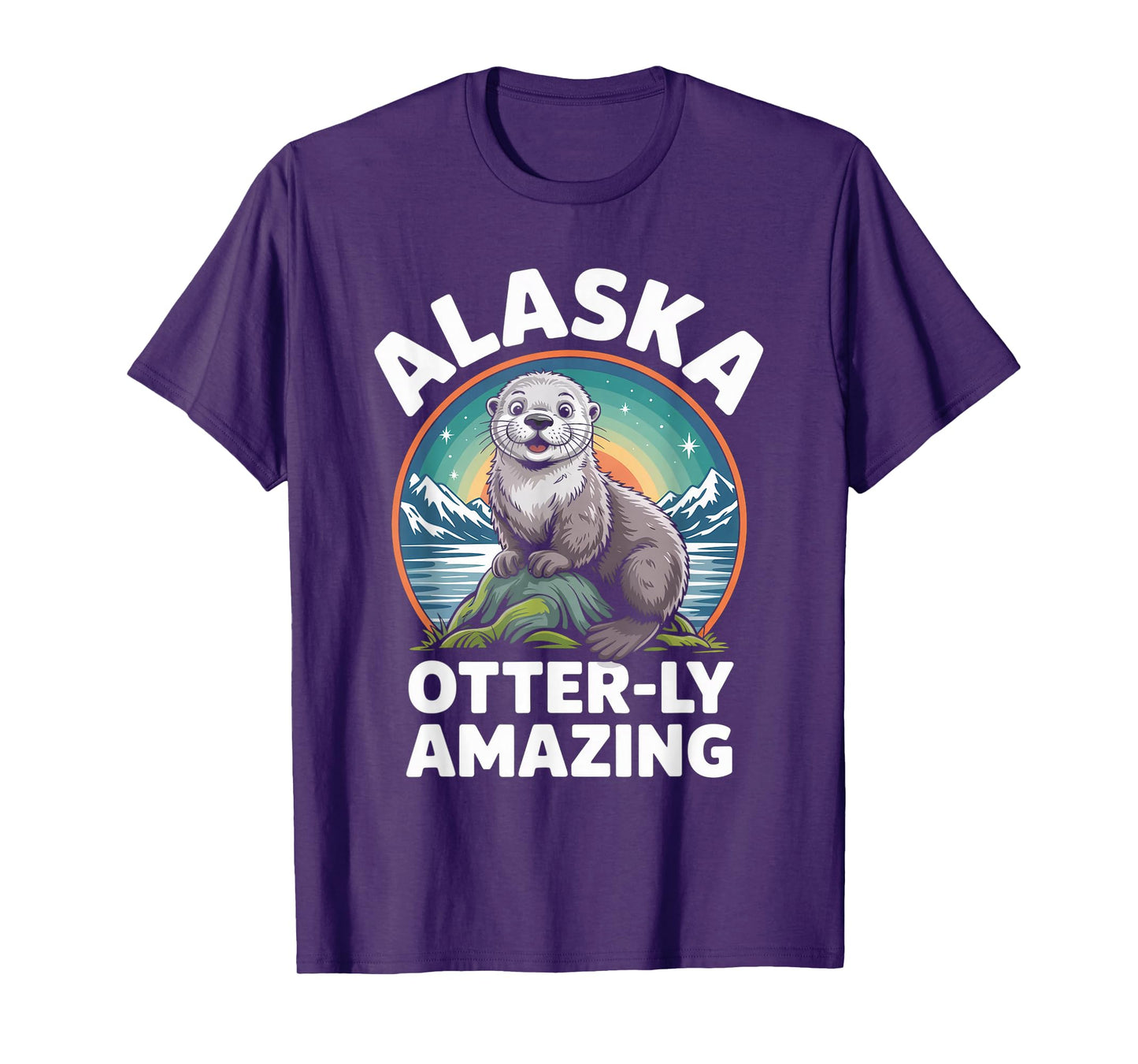 Alaska Otterly Amazing Funny Cute Travel Souvenir T-Shirt