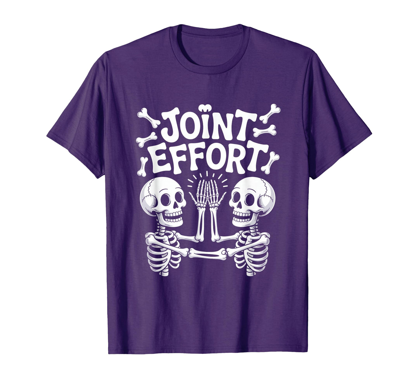 Joint Effort Halloween Skeleton High Five T-Shirt