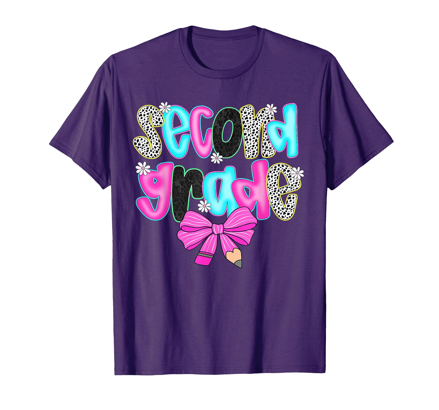 Second Grade Coquette Bow First Day Of School Back To School T-Shirt