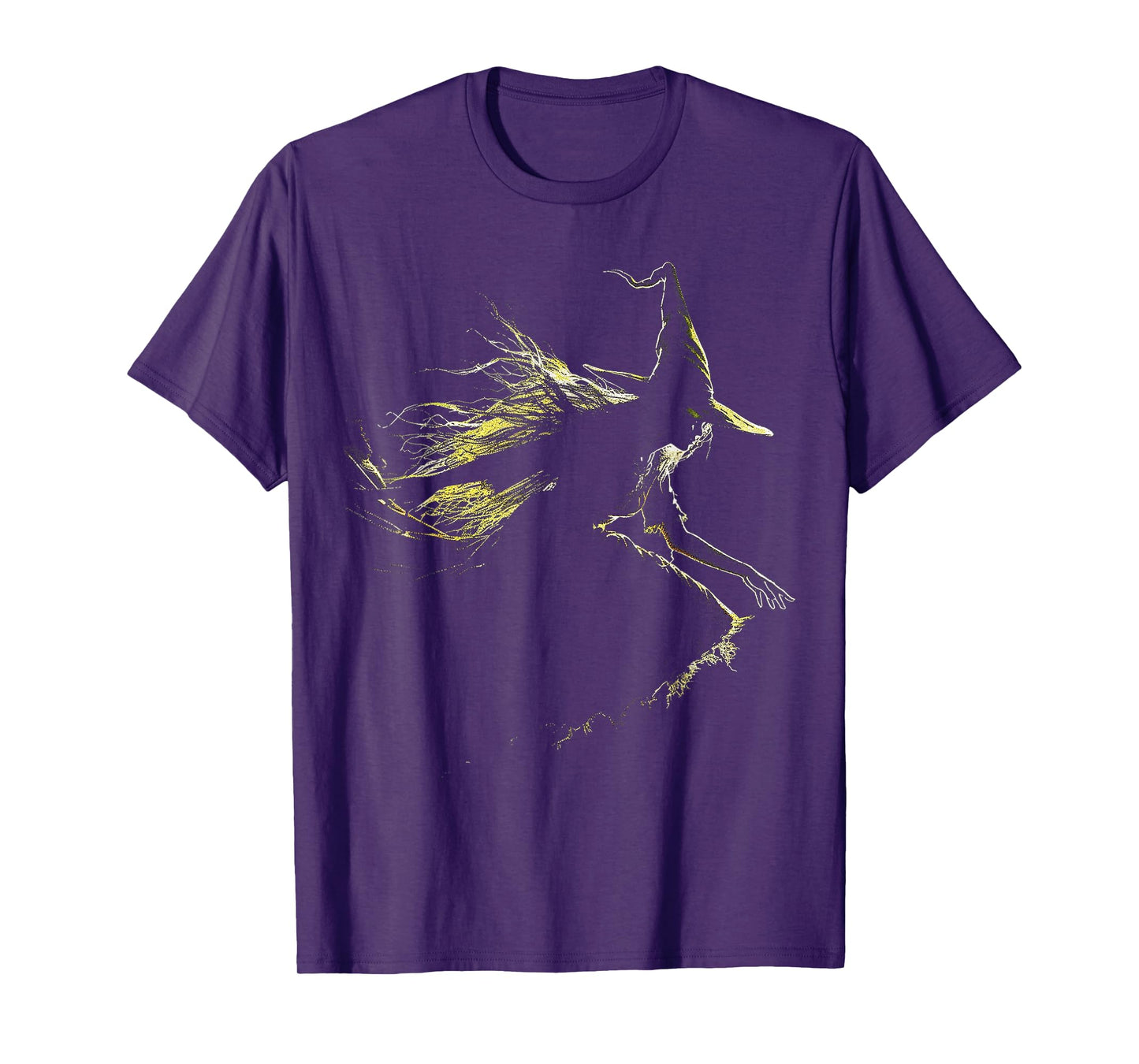 Witch Costume Halloween Spooky Art Witch T-Shirt