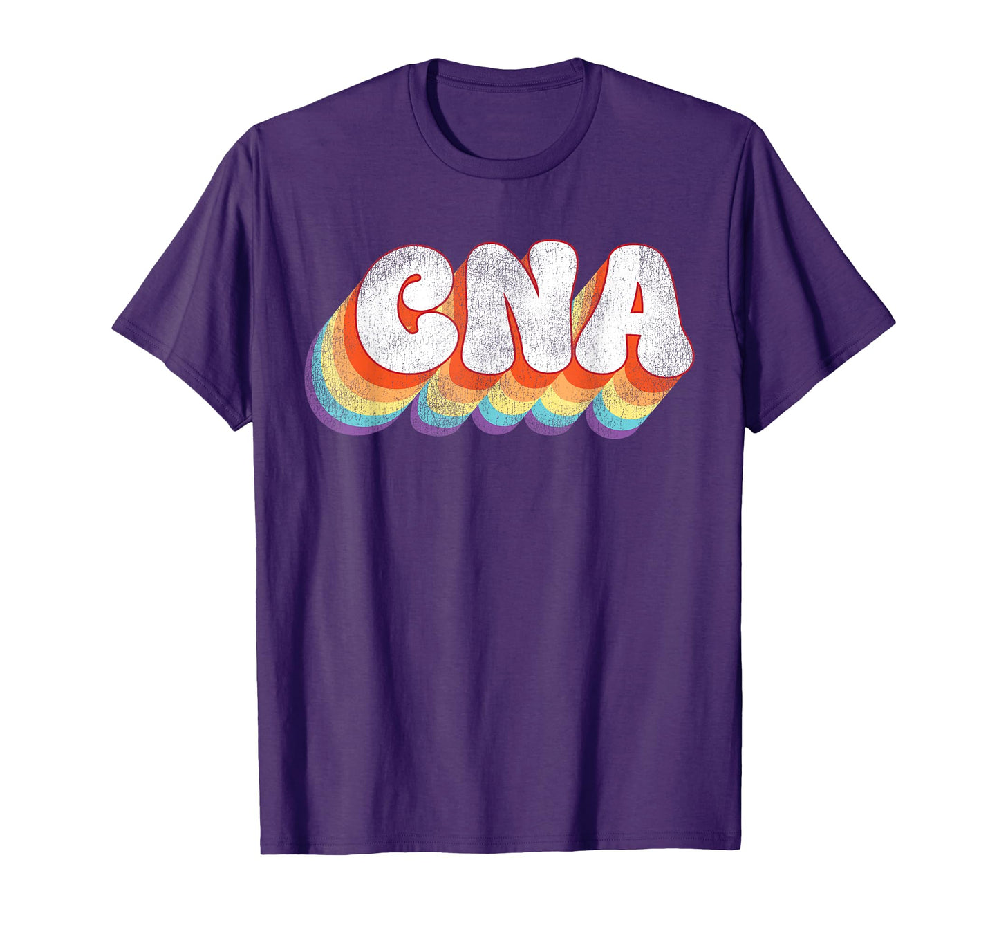 CNA Nurse Certified Nursing Assistant Retro Vintage Cna T-Shirt