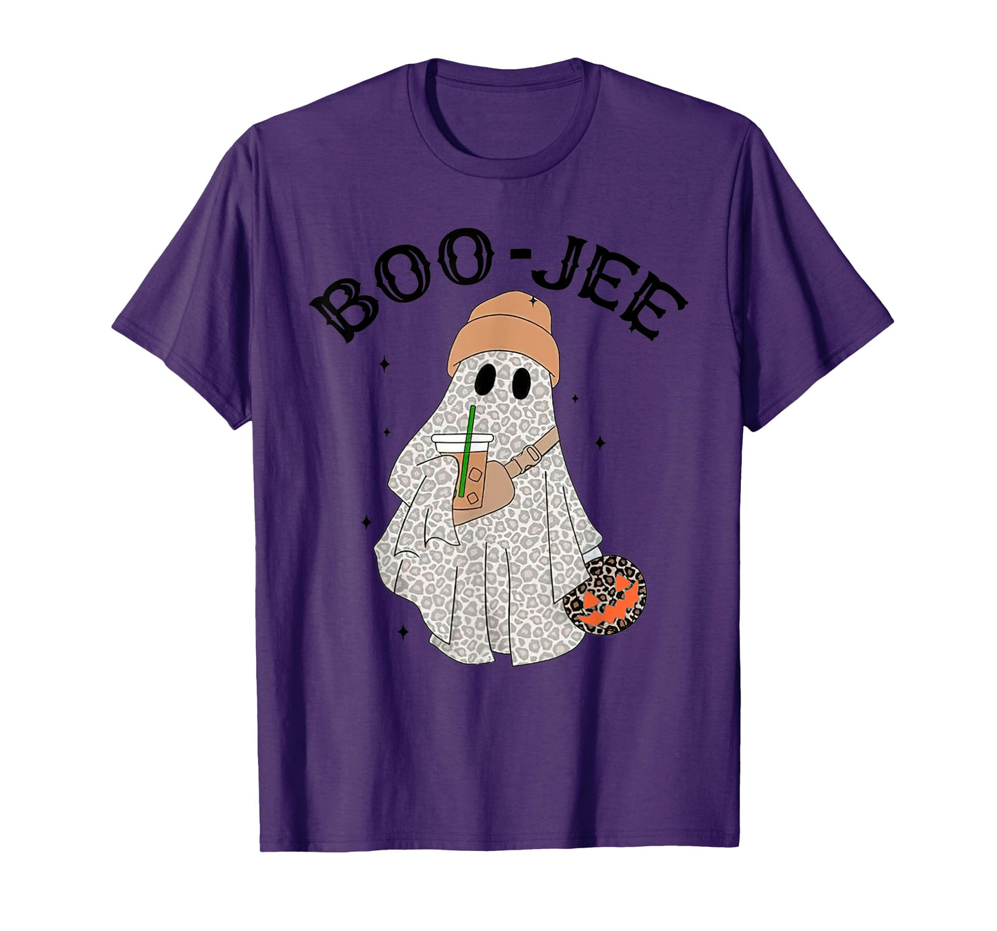 Spooky Season Cute Ghost Halloween Boujee Boo-JEE Costume T-Shirt