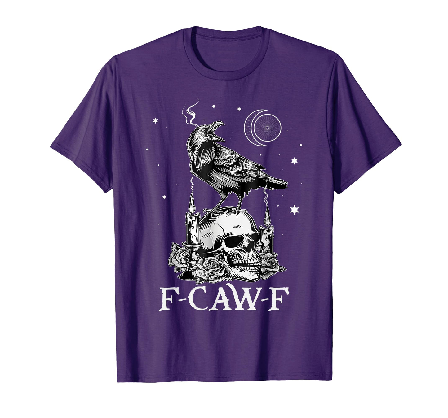 Funny F-CAW-F Raven Tarot Gothic Halloween F CAW F FCWF T-Shirt