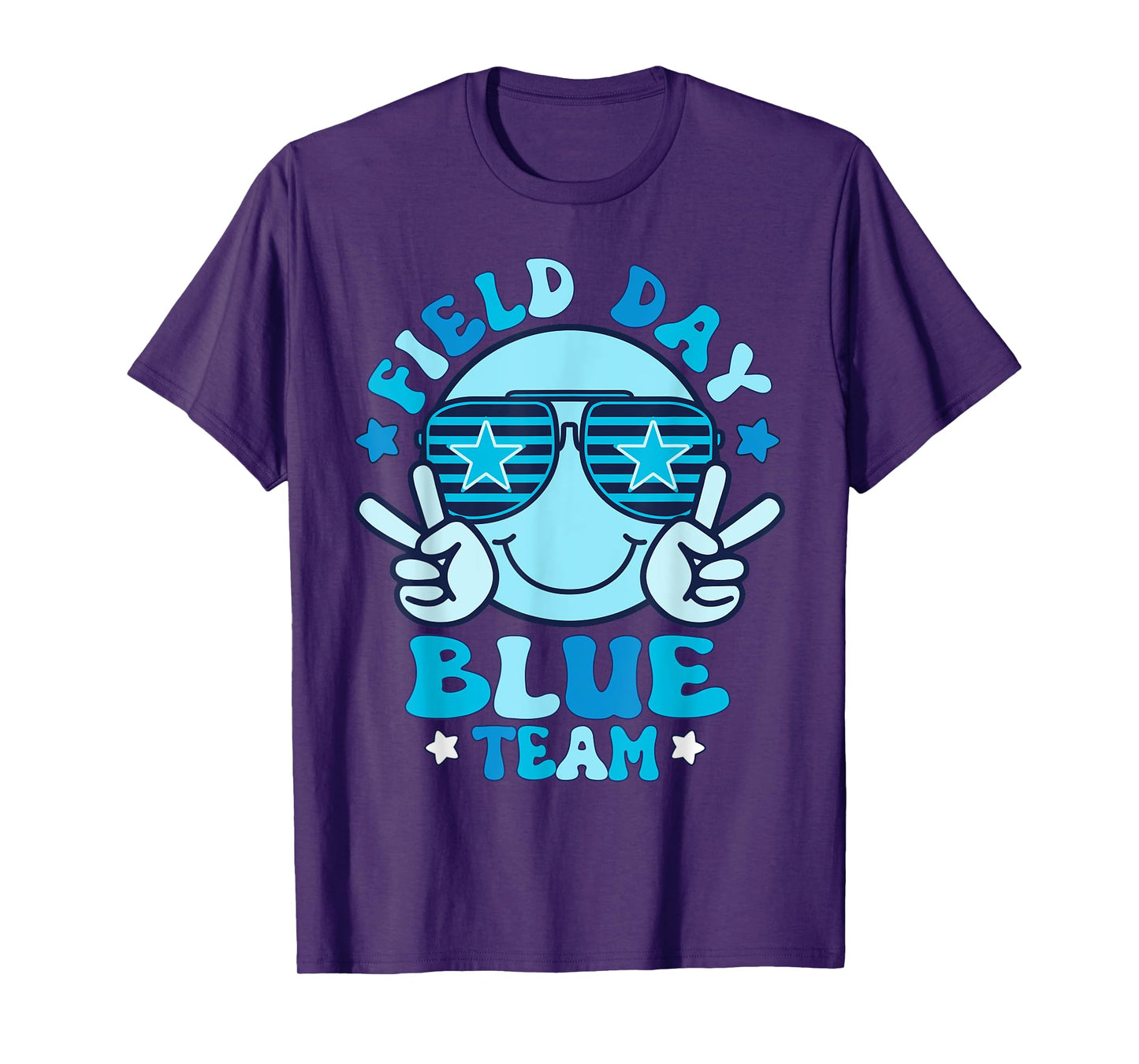 Field Day Blue Team Color Field Trip Team Game T-Shirt
