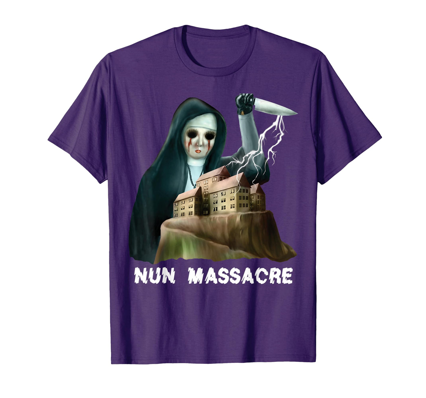 Nun Massacre Survival Horror Game Maniac T-Shirt