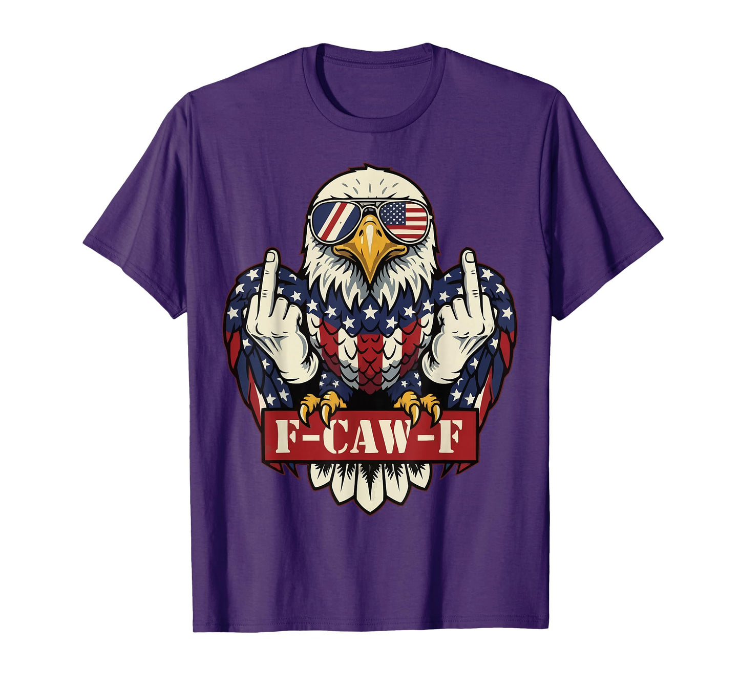 F-CAW-F Dark Humor Graphic Meme Funny Black Tee T-Shirt