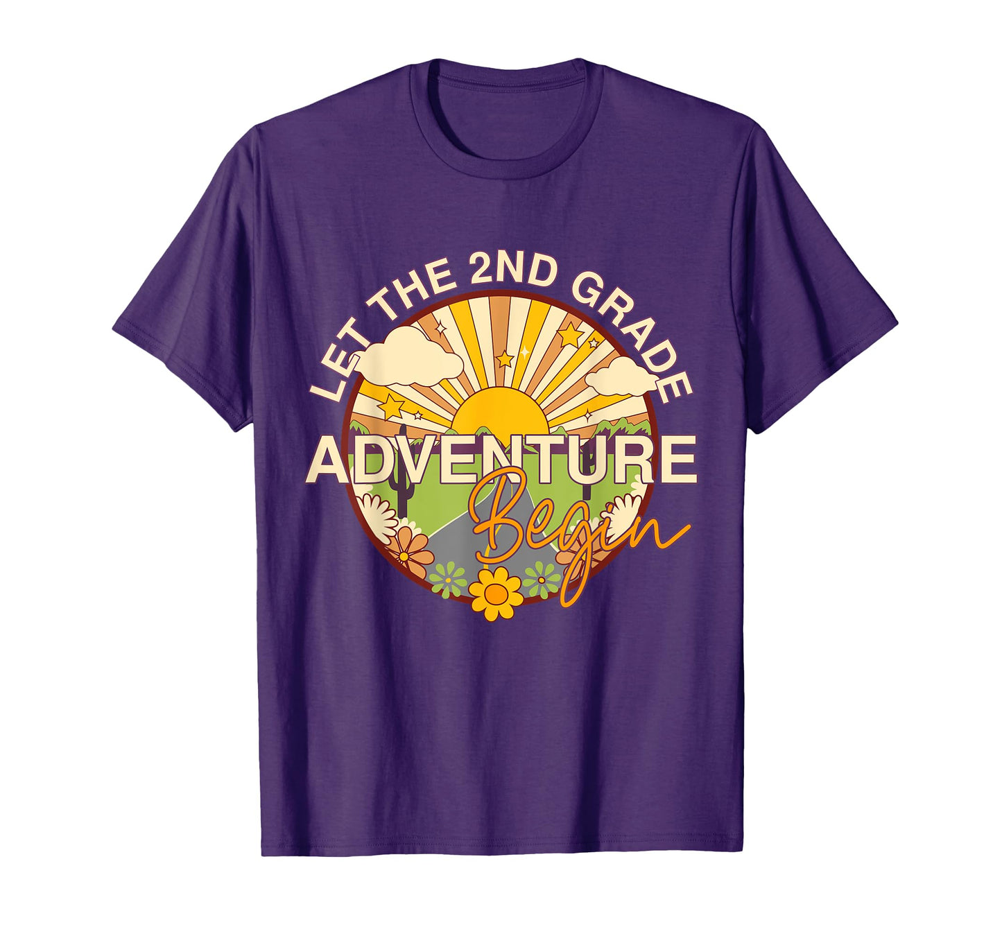 Let The 2nd Grade Adventure Begin Teacher Back to School T-Shirt