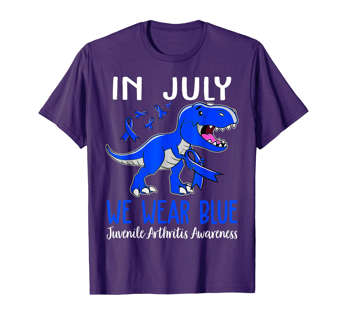 In July We Wear Blue Juvenile Arthritis Awareness Month T-Shirt