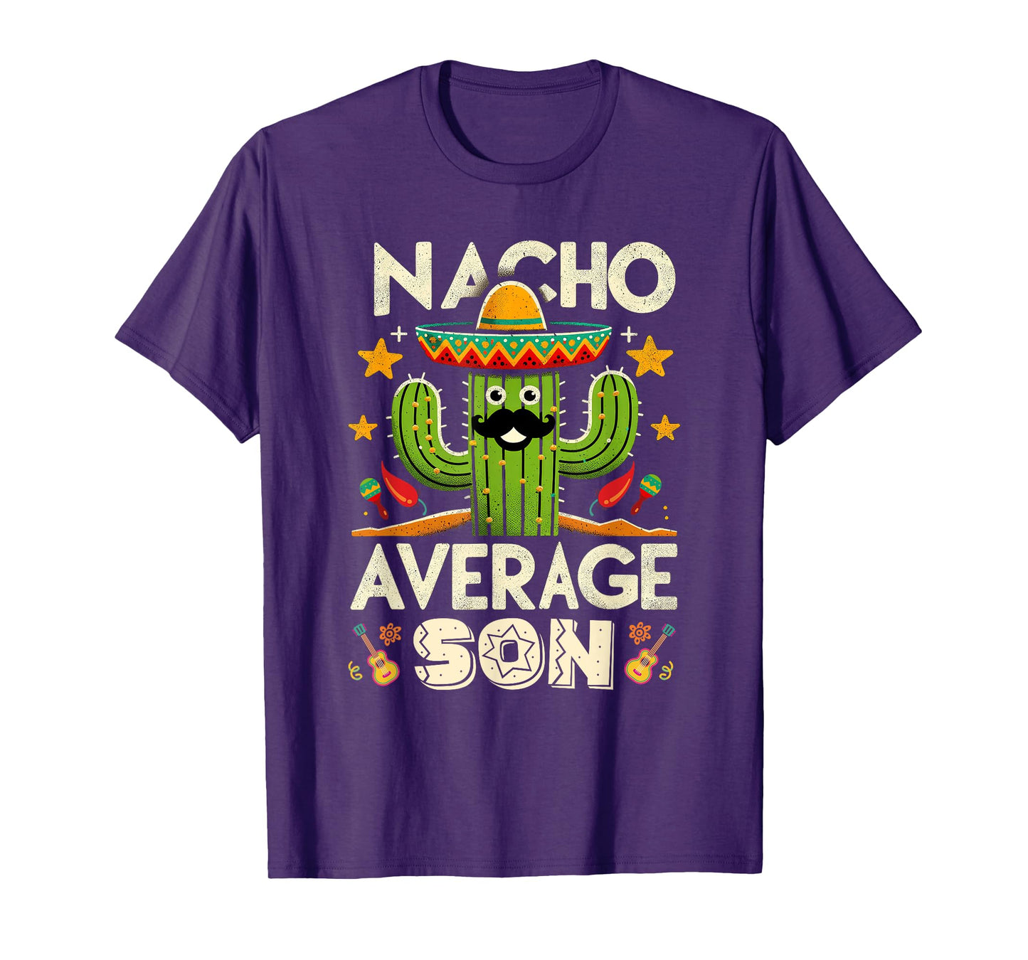 Cinco De Mayo Family Matching Shirts Nacho Average Son T-Shirt