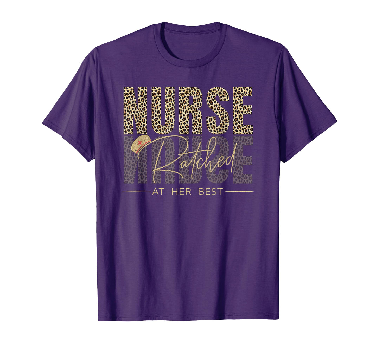 Leopard Pattern Nurse Ratched Quote Movie Character Design T-Shirt