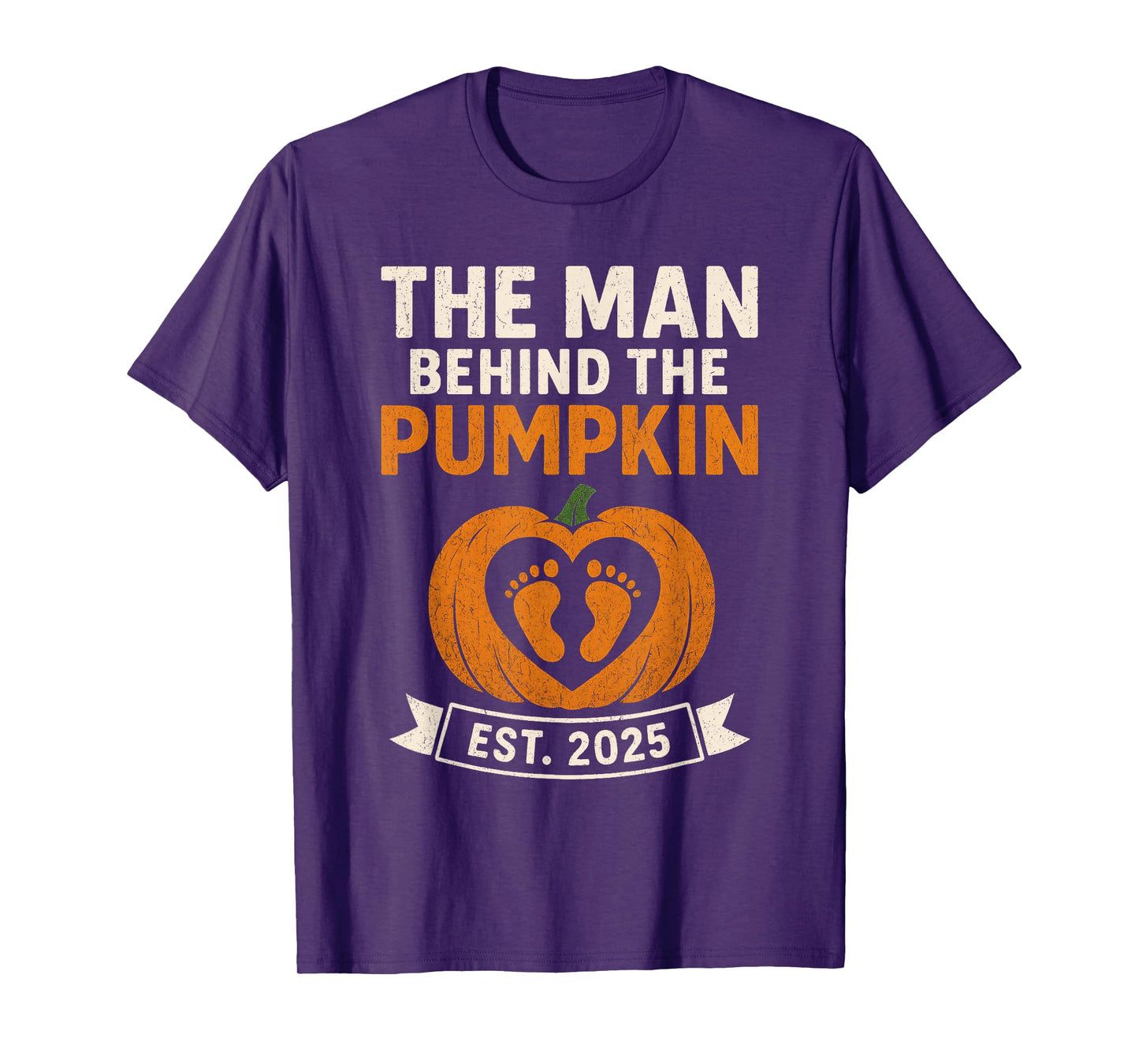 Pregnancy Announcement Dad Pumpkin Halloween Costume Funny T-Shirt