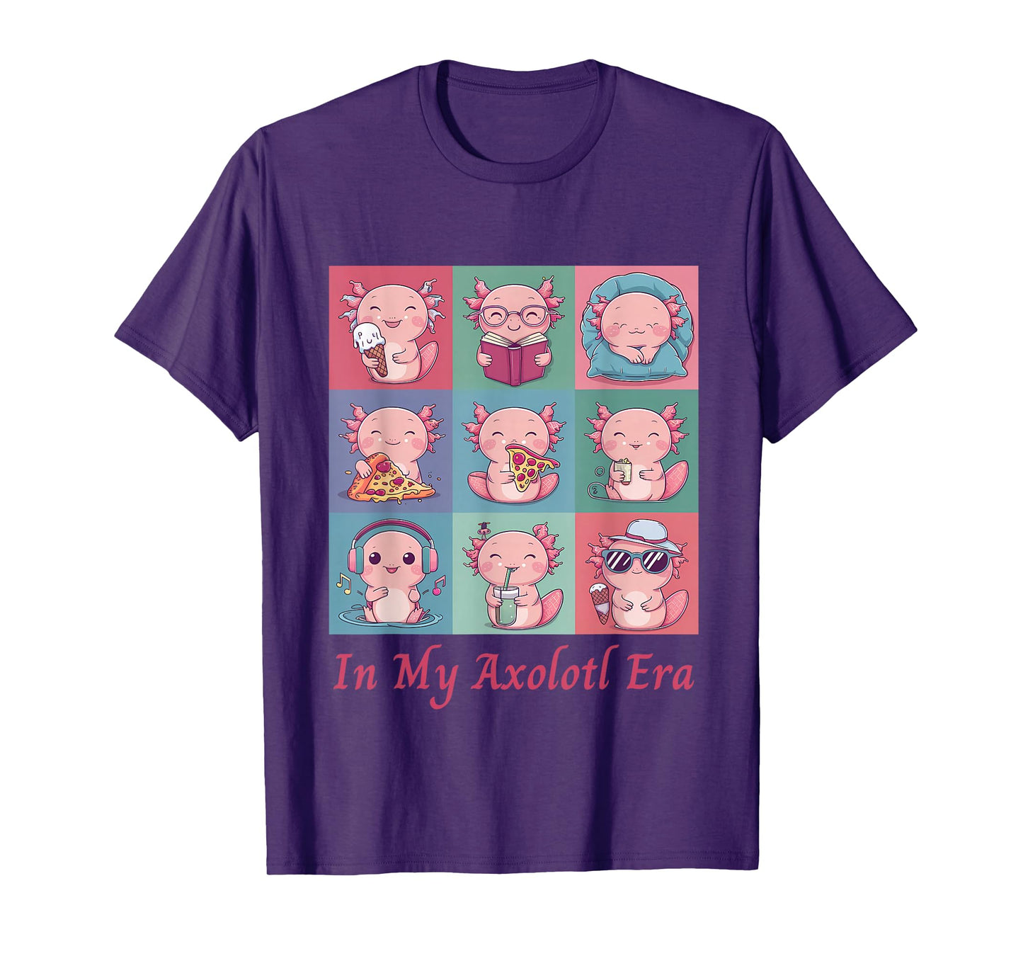 Pink In My Axolotl Era Cute Christmas For Axolotl Lover T-Shirt