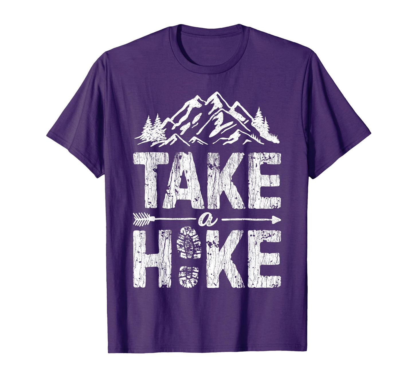 Take A Hike Outdoor Hiking Nature Hiker Vintage Men Women T-Shirt