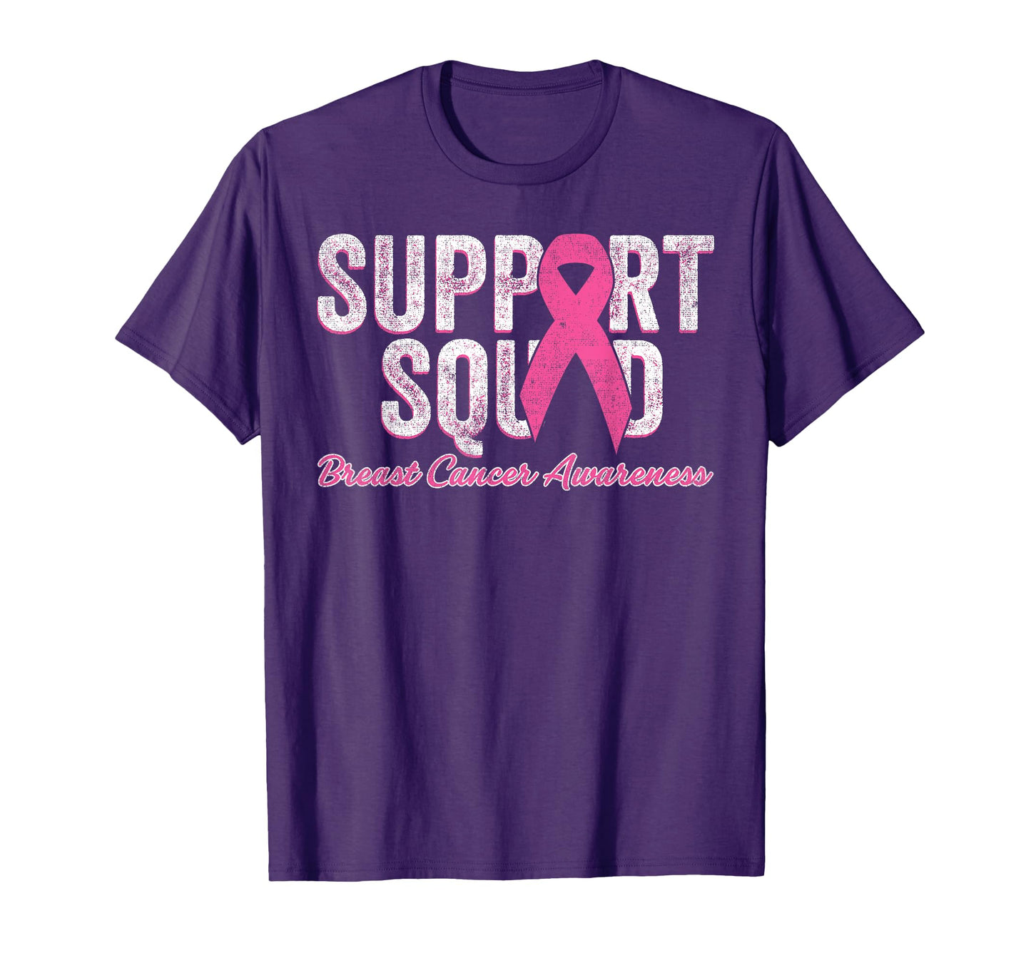 Support Squad Breast Cancer Awareness Month Men Women Kids T-Shirt